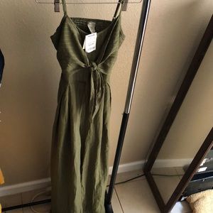 Olive Green Jumpsuit